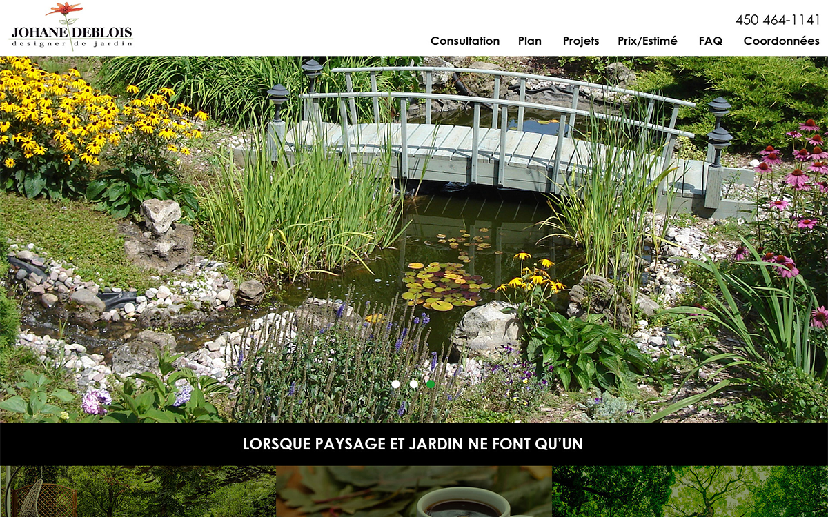 Prix Estim Johane Deblois designer de jardin